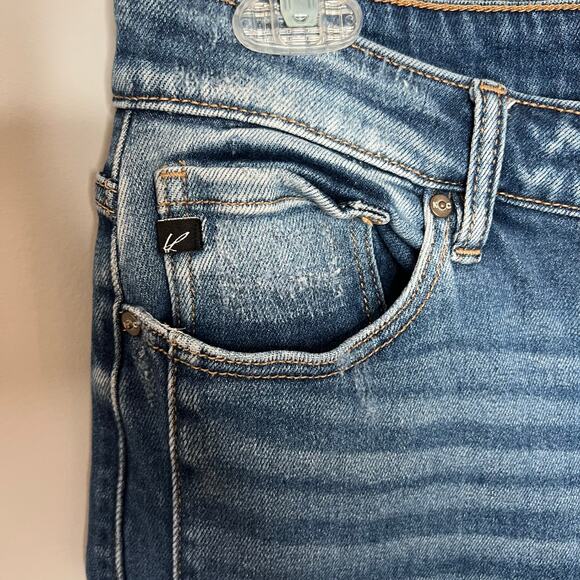 KanKan Jeans Size 15/31 Raw Hem Slightly Distressed - Picture 6 of 12